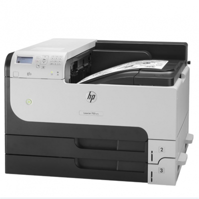 惠普(HP) LaserJet Enterprise 700 M712dn 黑白激光打印機(jī) 有線網(wǎng)絡(luò)打印 手動雙面打印 A3幅面 灰色 LaserJet Enterprise 700 M712dn